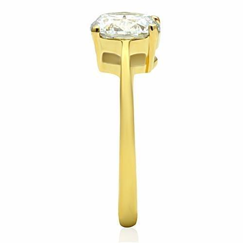 Wedding Rings for Women Engagement Cubic Zirconia Promise Ring Set for Her in Gold Tone Beulah - Jewelry Store by Erik Rayo
