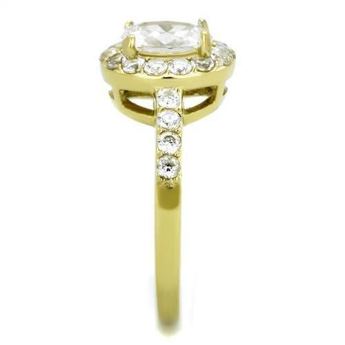 Wedding Rings for Women Engagement Cubic Zirconia Promise Ring Set for Her in Gold Tone Carpi - Jewelry Store by Erik Rayo