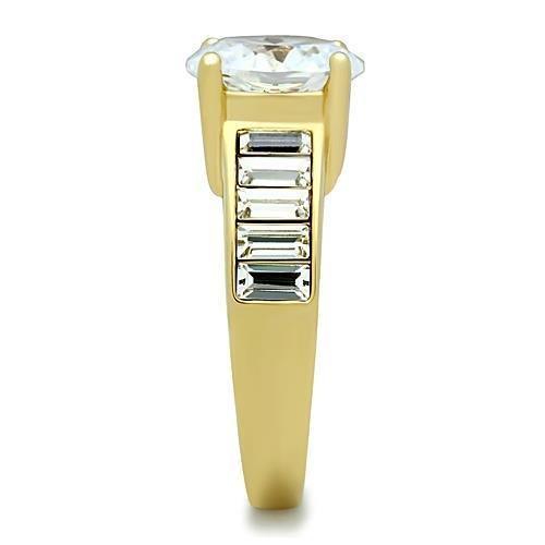 Wedding Rings for Women Engagement Cubic Zirconia Promise Ring Set for Her in Gold Tone James - Jewelry Store by Erik Rayo