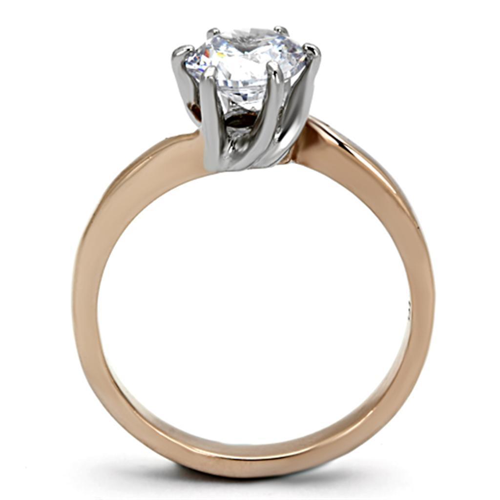 Wedding Rings for Women Engagement Cubic Zirconia Promise Ring Set for Her in Gold Tone TK1161 - Jewelry Store by Erik Rayo