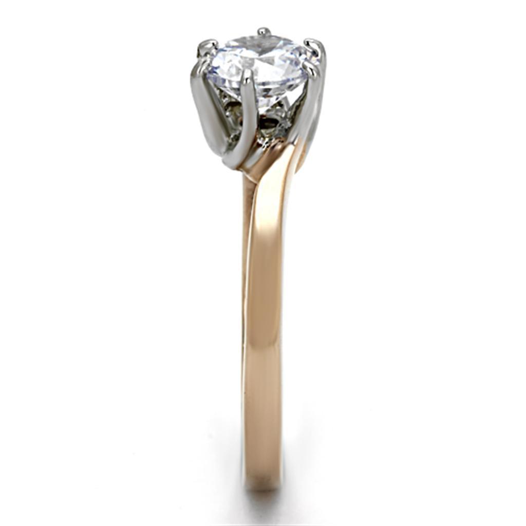 Wedding Rings for Women Engagement Cubic Zirconia Promise Ring Set for Her in Gold Tone TK1161 - Jewelry Store by Erik Rayo