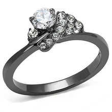 Load image into Gallery viewer, Wedding Rings for Women Engagement Cubic Zirconia Promise Ring Set for Her in Light Black Tone Zariah - Jewelry Store by Erik Rayo
