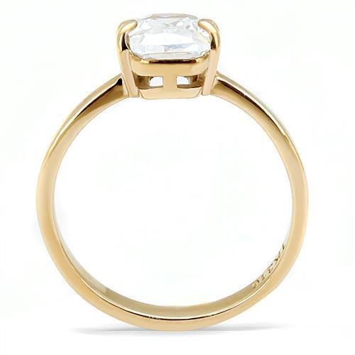 Wedding Rings for Women Engagement Cubic Zirconia Promise Ring Set for Her in Rose Gold Tone Teramo - Jewelry Store by Erik Rayo