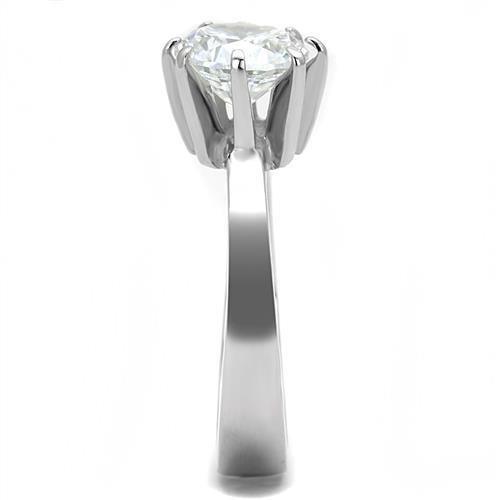 Wedding Rings for Women Engagement Cubic Zirconia Promise Ring Set for Her in Silver Tone Abruzzi - Jewelry Store by Erik Rayo
