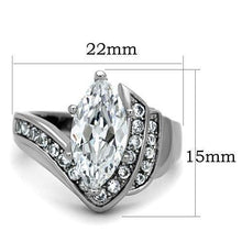 Load image into Gallery viewer, Wedding Rings for Women Engagement Cubic Zirconia Promise Ring Set for Her in Silver Tone BA - Jewelry Store by Erik Rayo
