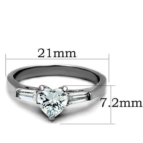 Wedding Rings for Women Engagement Cubic Zirconia Promise Ring Set for Her in Silver Tone Beijing - Jewelry Store by Erik Rayo