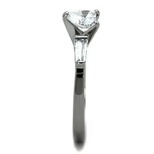 Wedding Rings for Women Engagement Cubic Zirconia Promise Ring Set for Her in Silver Tone Beijing - Jewelry Store by Erik Rayo