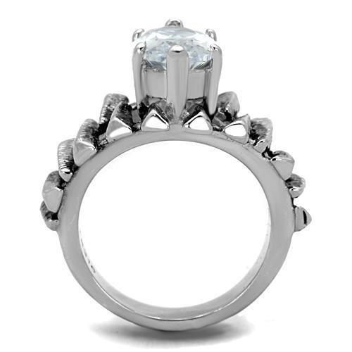 Wedding Rings for Women Engagement Cubic Zirconia Promise Ring Set for Her in Silver Tone Bhopal - Jewelry Store by Erik Rayo