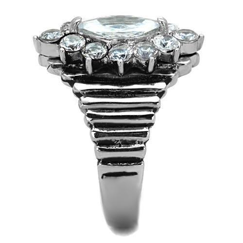 Wedding Rings for Women Engagement Cubic Zirconia Promise Ring Set for Her in Silver Tone Bogota - Jewelry Store by Erik Rayo