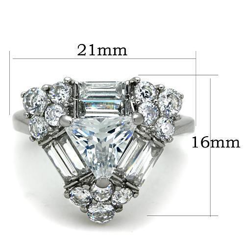 Wedding Rings for Women Engagement Cubic Zirconia Promise Ring Set for Her in Silver Tone Bursa - Jewelry Store by Erik Rayo