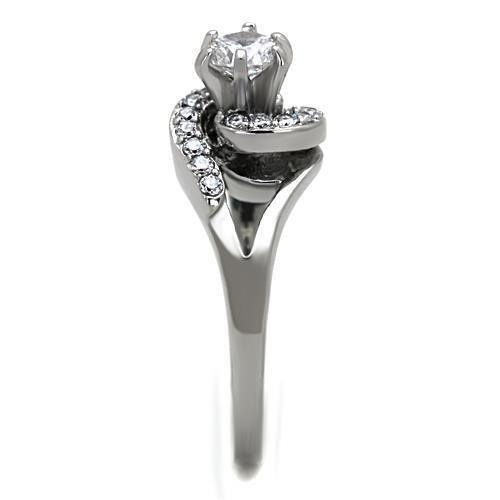 Wedding Rings for Women Engagement Cubic Zirconia Promise Ring Set for Her in Silver Tone Cairo - Jewelry Store by Erik Rayo