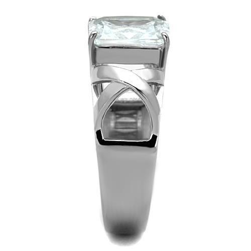 Wedding Rings for Women Engagement Cubic Zirconia Promise Ring Set for Her in Silver Tone Cali - Jewelry Store by Erik Rayo