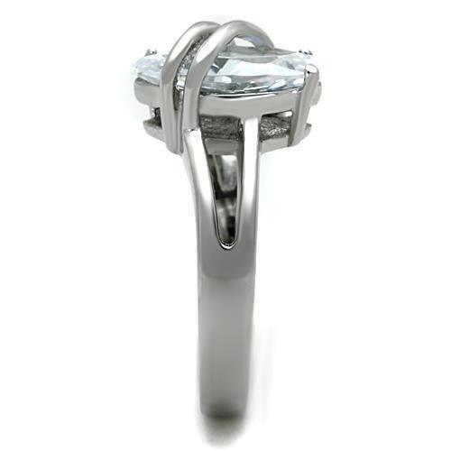 Wedding Rings for Women Engagement Cubic Zirconia Promise Ring Set for Her in Silver Tone Camp - Jewelry Store by Erik Rayo