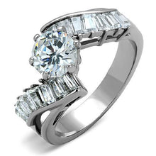 Load image into Gallery viewer, Wedding Rings for Women Engagement Cubic Zirconia Promise Ring Set for Her in Silver Tone Caracas - Jewelry Store by Erik Rayo
