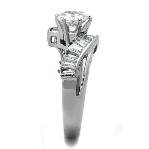 Wedding Rings for Women Engagement Cubic Zirconia Promise Ring Set for Her in Silver Tone Caracas - Jewelry Store by Erik Rayo