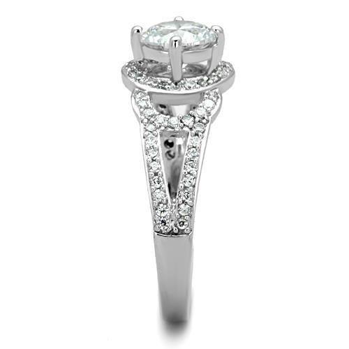 Wedding Rings for Women Engagement Cubic Zirconia Promise Ring Set for Her in Silver Tone Durban - Jewelry Store by Erik Rayo