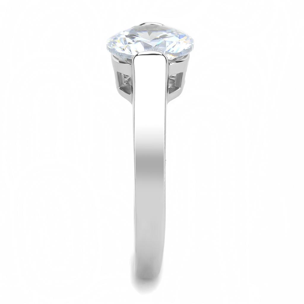Wedding Rings for Women Engagement Cubic Zirconia Promise Ring Set for Her in Silver Tone Eboli - Jewelry Store by Erik Rayo