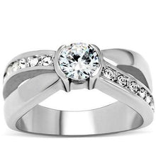 Load image into Gallery viewer, Wedding Rings for Women Engagement Cubic Zirconia Promise Ring Set for Her in Silver Tone - Jewelry Store by Erik Rayo
