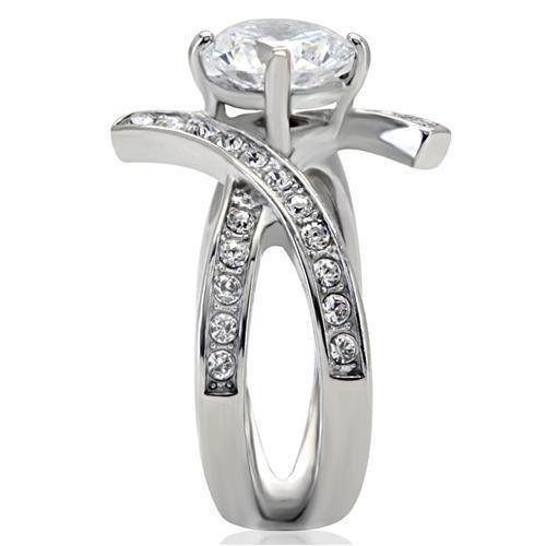 Wedding Rings for Women Engagement Cubic Zirconia Promise Ring Set for Her in Silver Tone Foshan - Jewelry Store by Erik Rayo