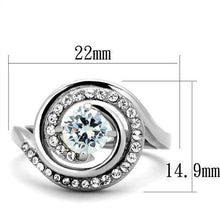 Load image into Gallery viewer, Wedding Rings for Women Engagement Cubic Zirconia Promise Ring Set for Her in Silver Tone Giza - Jewelry Store by Erik Rayo
