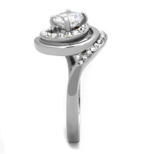 Wedding Rings for Women Engagement Cubic Zirconia Promise Ring Set for Her in Silver Tone Giza - Jewelry Store by Erik Rayo