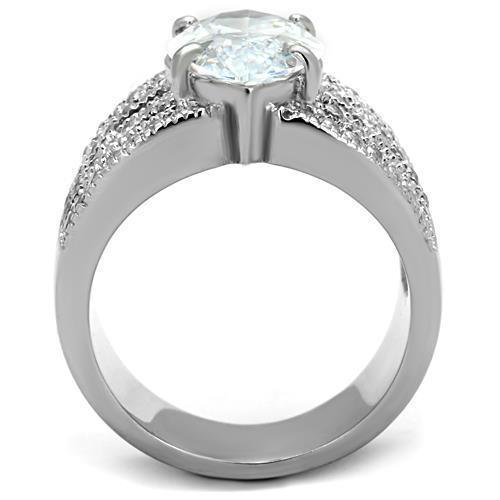 Wedding Rings for Women Engagement Cubic Zirconia Promise Ring Set for Her in Silver Tone Havana - Jewelry Store by Erik Rayo