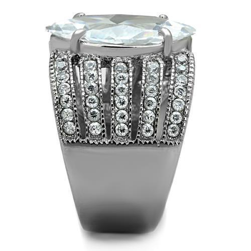 Wedding Rings for Women Engagement Cubic Zirconia Promise Ring Set for Her in Silver Tone Havana - Jewelry Store by Erik Rayo