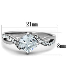 Load image into Gallery viewer, Wedding Rings for Women Engagement Cubic Zirconia Promise Ring Set for Her in Silver Tone Jaipur - Jewelry Store by Erik Rayo
