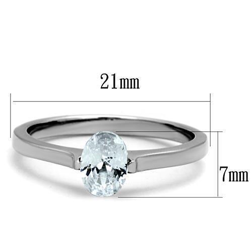 Wedding Rings for Women Engagement Cubic Zirconia Promise Ring Set for Her in Silver Tone Jakarta - Jewelry Store by Erik Rayo