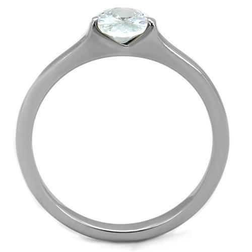 Wedding Rings for Women Engagement Cubic Zirconia Promise Ring Set for Her in Silver Tone Jakarta - Jewelry Store by Erik Rayo