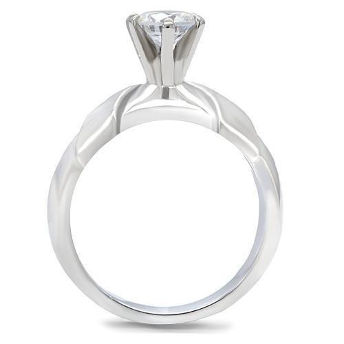 Wedding Rings for Women Engagement Cubic Zirconia Promise Ring Set for Her in Silver Tone Kano - Jewelry Store by Erik Rayo