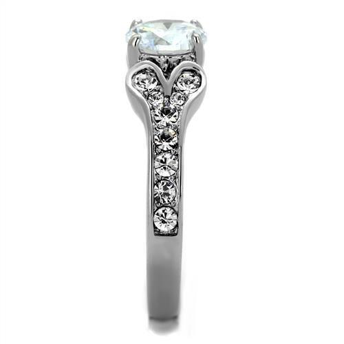 Wedding Rings for Women Engagement Cubic Zirconia Promise Ring Set for Her in Silver Tone Kanpur - Jewelry Store by Erik Rayo