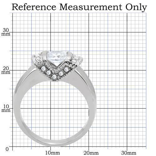 Wedding Rings for Women Engagement Cubic Zirconia Promise Ring Set for Her in Silver Tone Kiev - Jewelry Store by Erik Rayo