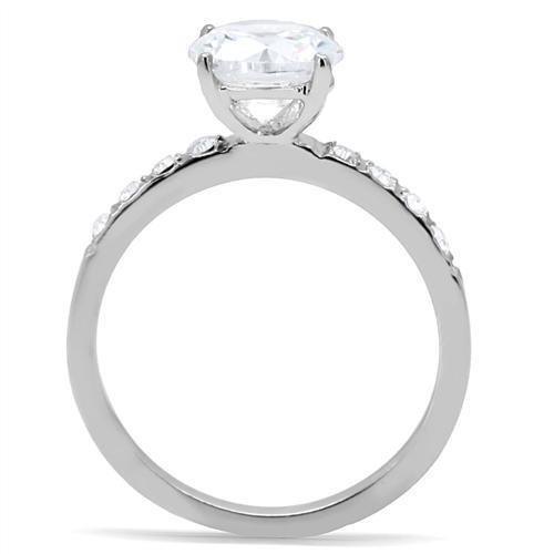 Wedding Rings for Women Engagement Cubic Zirconia Promise Ring Set for Her in Silver Tone Lagos - Jewelry Store by Erik Rayo
