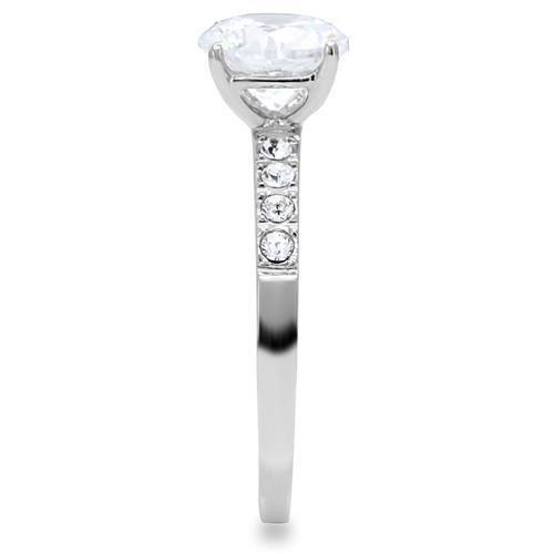 Wedding Rings for Women Engagement Cubic Zirconia Promise Ring Set for Her in Silver Tone Lagos - Jewelry Store by Erik Rayo