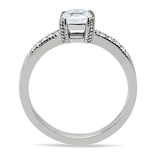 Wedding Rings for Women Engagement Cubic Zirconia Promise Ring Set for Her in Silver Tone Lahore - Jewelry Store by Erik Rayo