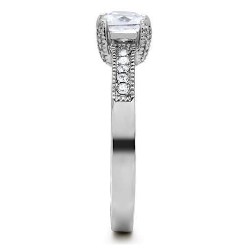 Wedding Rings for Women Engagement Cubic Zirconia Promise Ring Set for Her in Silver Tone Lahore - Jewelry Store by Erik Rayo