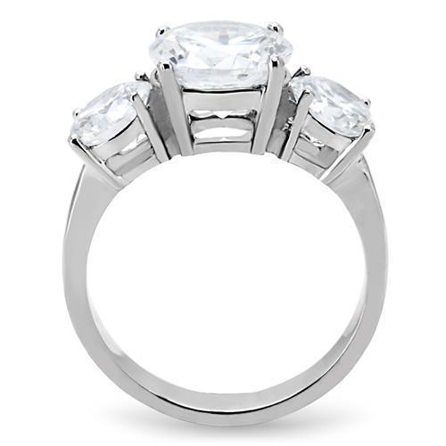 Wedding Rings for Women Engagement Cubic Zirconia Promise Ring Set for Her in Silver Tone London - Jewelry Store by Erik Rayo