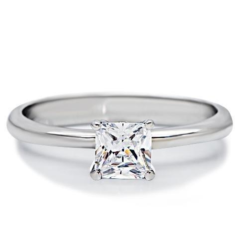Wedding Rings for Women Engagement Cubic Zirconia Promise Ring Set for Her in Silver Tone Lusaka - Jewelry Store by Erik Rayo
