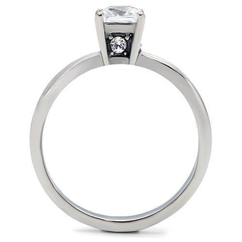 Wedding Rings for Women Engagement Cubic Zirconia Promise Ring Set for Her in Silver Tone Lusaka - Jewelry Store by Erik Rayo