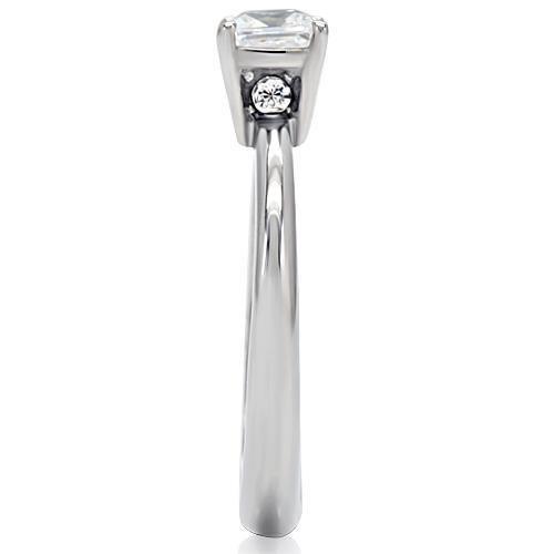 Wedding Rings for Women Engagement Cubic Zirconia Promise Ring Set for Her in Silver Tone Lusaka - Jewelry Store by Erik Rayo