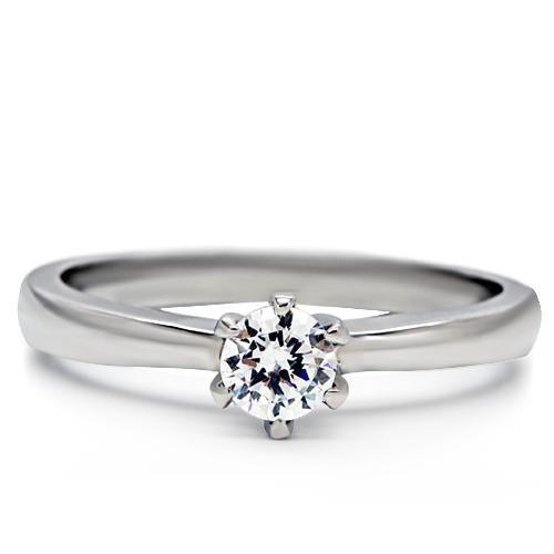 Wedding Rings for Women Engagement Cubic Zirconia Promise Ring Set for Her in Silver Tone Managua - Jewelry Store by Erik Rayo