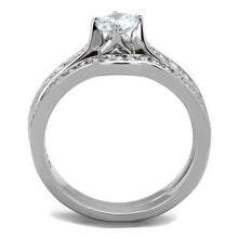 Load image into Gallery viewer, Wedding Rings for Women Engagement Cubic Zirconia Promise Ring Set for Her in Silver Tone Manaus - Jewelry Store by Erik Rayo
