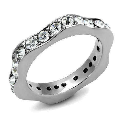 Wedding Rings for Women Engagement Cubic Zirconia Promise Ring Set for Her in Silver Tone Marche - Jewelry Store by Erik Rayo