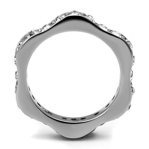 Wedding Rings for Women Engagement Cubic Zirconia Promise Ring Set for Her in Silver Tone Marche - Jewelry Store by Erik Rayo