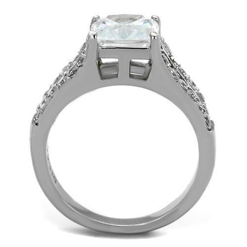 Wedding Rings for Women Engagement Cubic Zirconia Promise Ring Set for Her in Silver Tone Mexicali - Jewelry Store by Erik Rayo