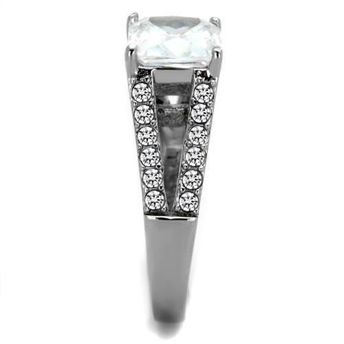 Wedding Rings for Women Engagement Cubic Zirconia Promise Ring Set for Her in Silver Tone Mexicali - Jewelry Store by Erik Rayo