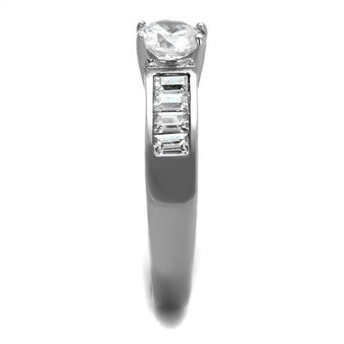 Wedding Rings for Women Engagement Cubic Zirconia Promise Ring Set for Her in Silver Tone Mosul - Jewelry Store by Erik Rayo