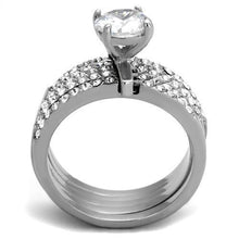 Load image into Gallery viewer, Wedding Rings for Women Engagement Cubic Zirconia Promise Ring Set for Her in Silver Tone Munich - Jewelry Store by Erik Rayo
