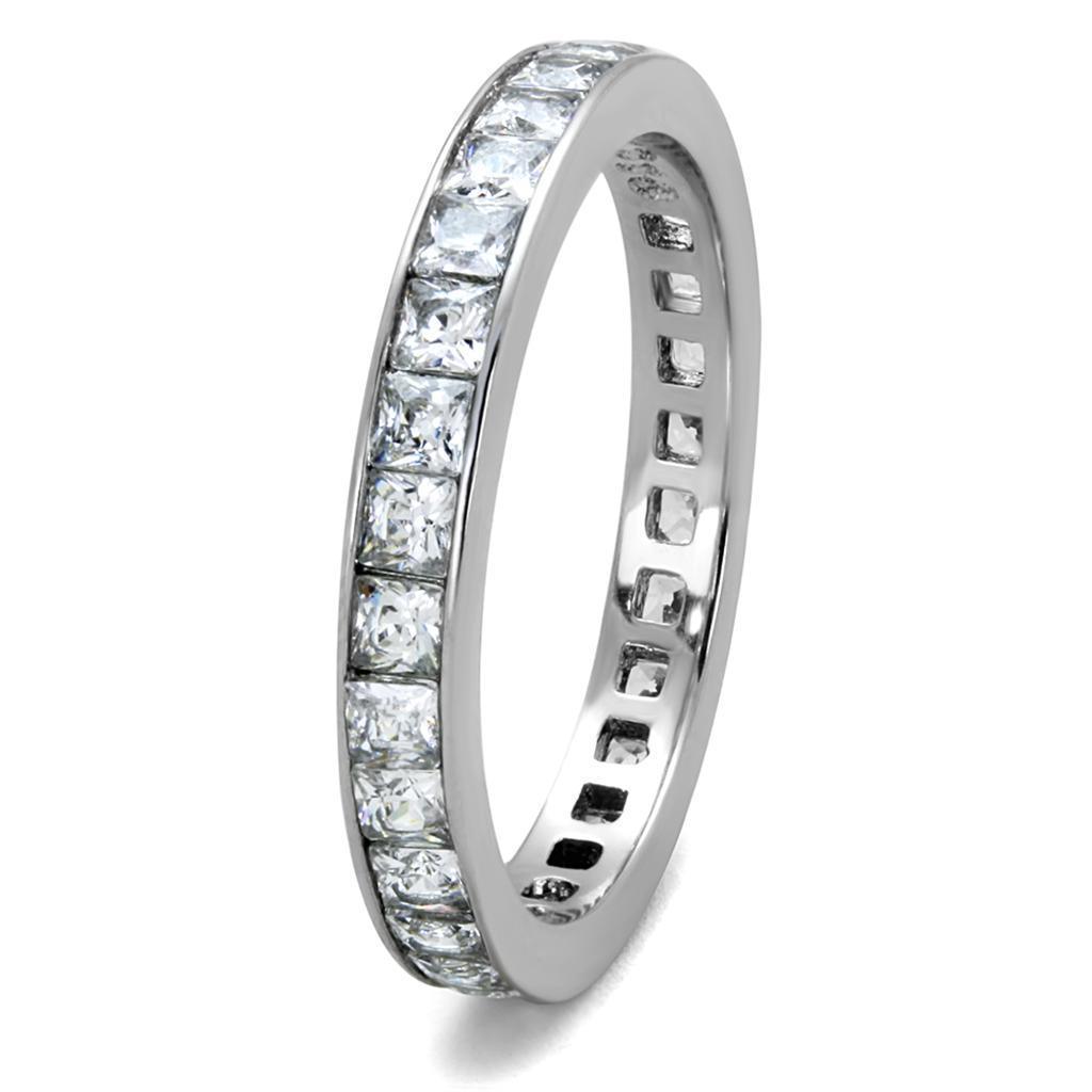 Wedding Rings for Women Engagement Cubic Zirconia Promise Ring Set for Her in Silver Tone Rabat - Jewelry Store by Erik Rayo